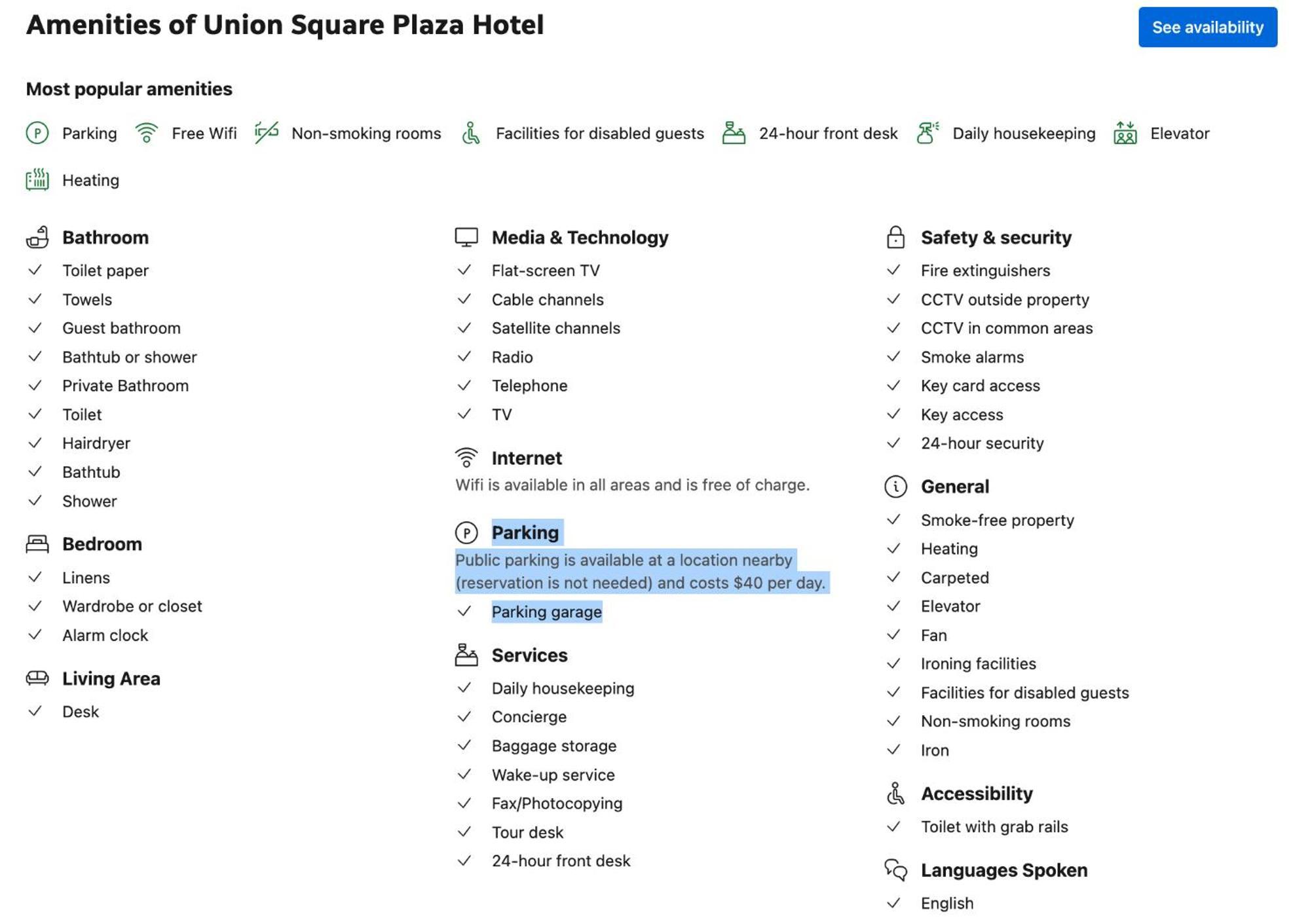 Union Square Plaza Hotel San Francisco Eksteriør billede